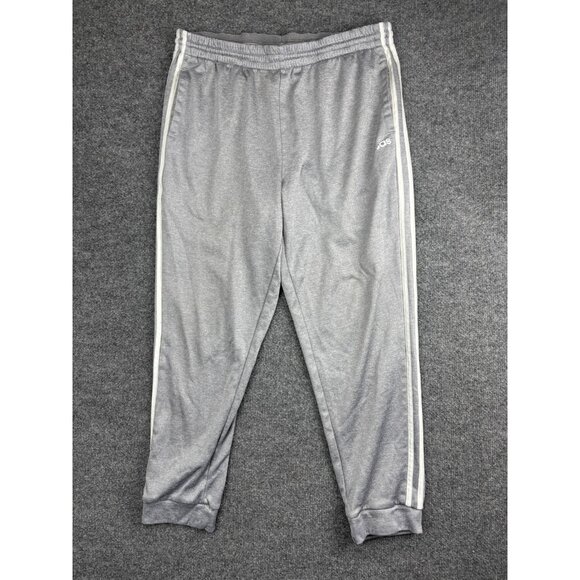 Adidas Pants Mens Large Three Stripe Athletic Joggers Track Loungewear - Picture 1 of 9